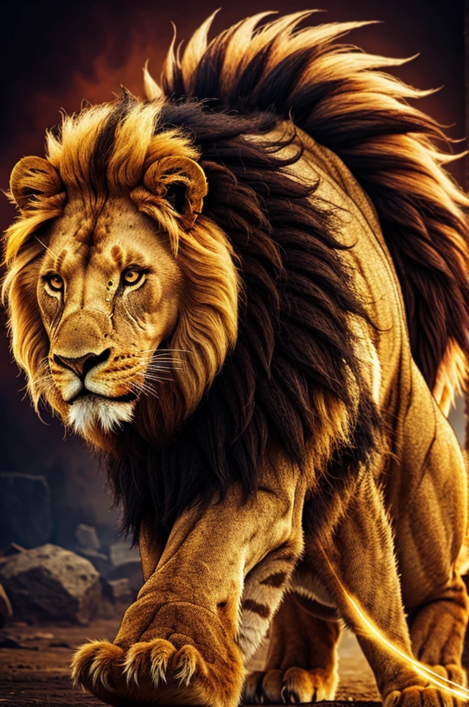 Create lion and dragon fusion
