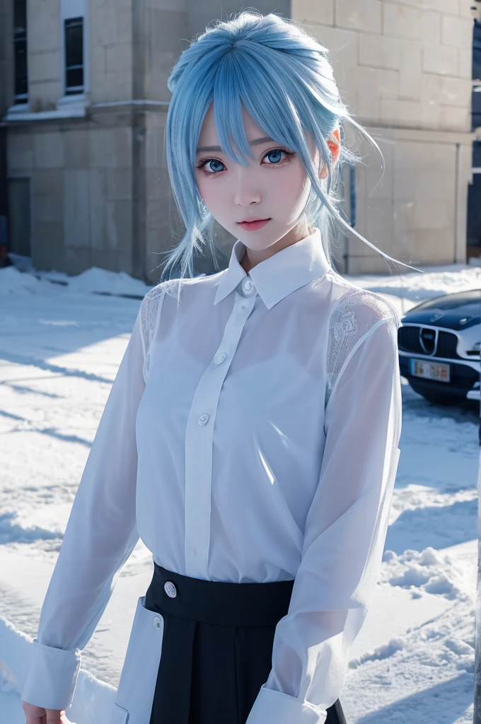 Ice that looks like it belongs in an anime