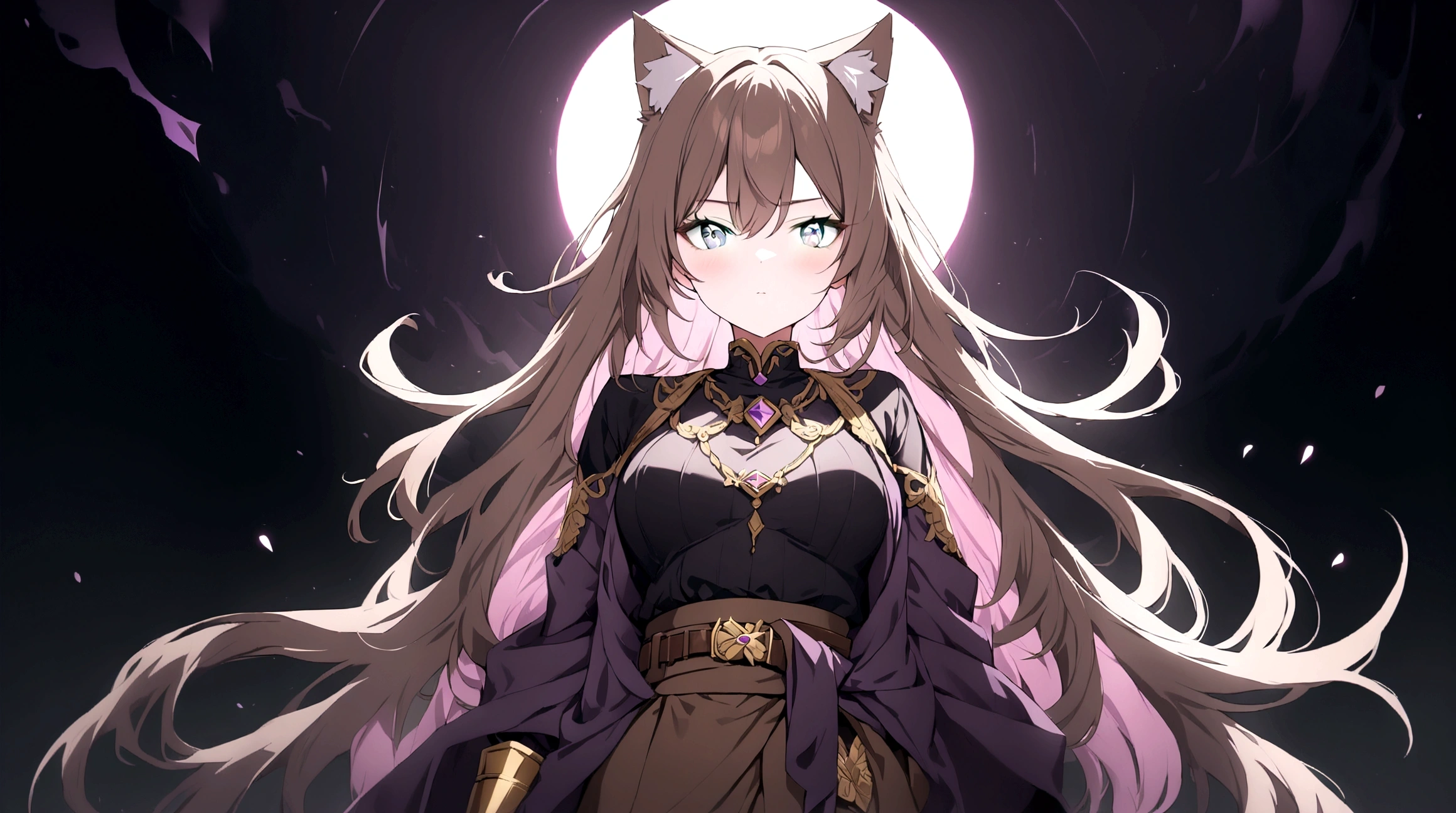 purple eyes