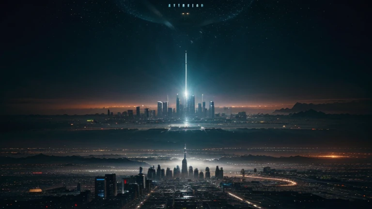 Alien world, cityscape, space, sci-fi, future, alien tech, alien city, extraterristical, other worlds, cinematic lighting, Wide-Angle, atmospheric perspective, high details, super detail, super detail, highres, masterpiece, UHD, super detail, high details, high quality, best quality, highres, masterpiece