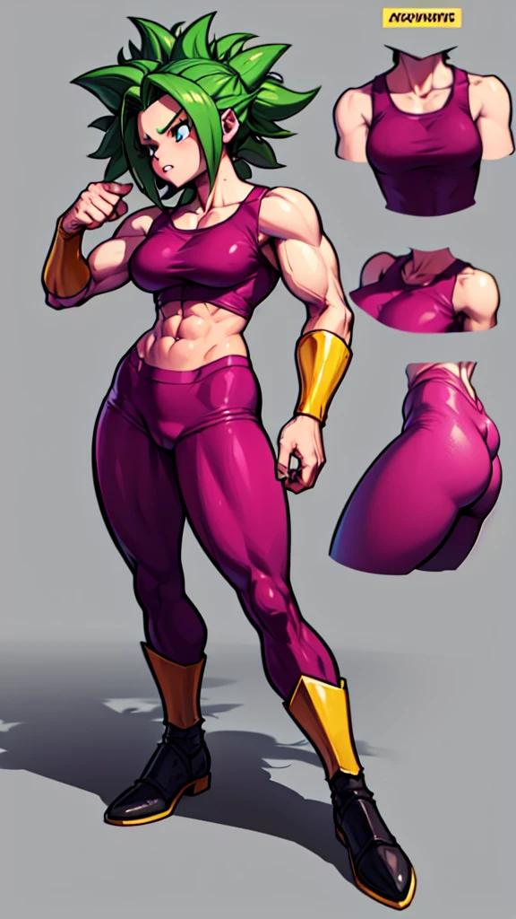 Kefla ,
Solo . Fullbody . Simple background , multiple view