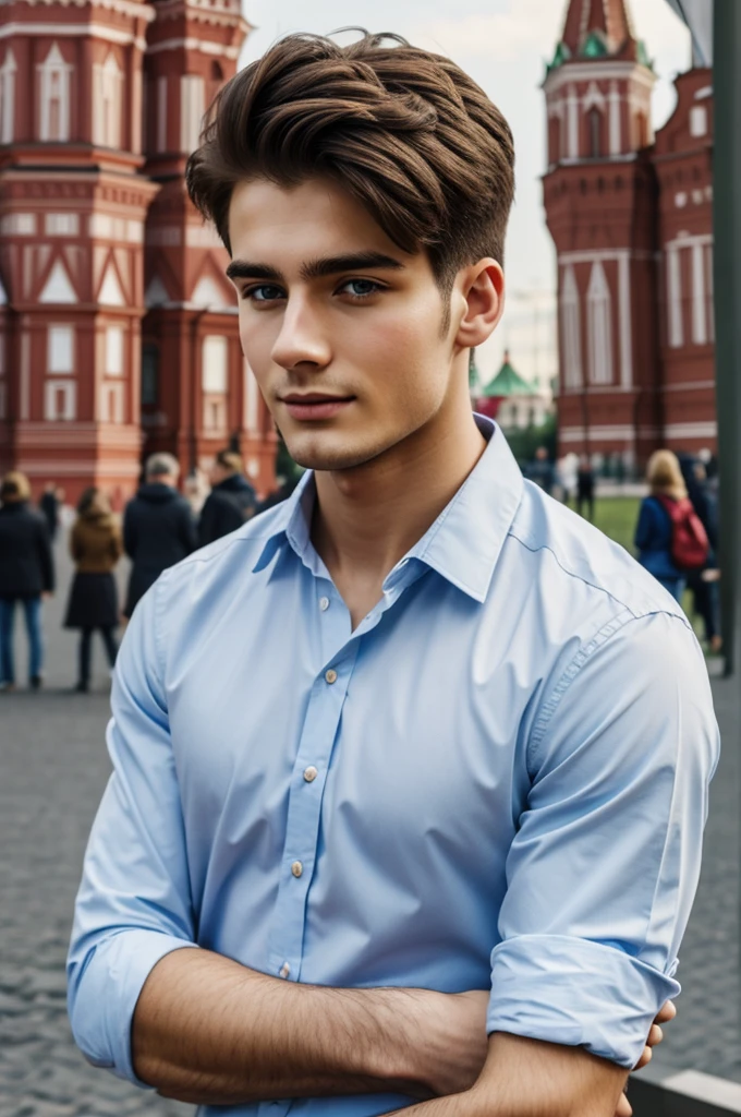 Beautiful 24 years old man in moscow