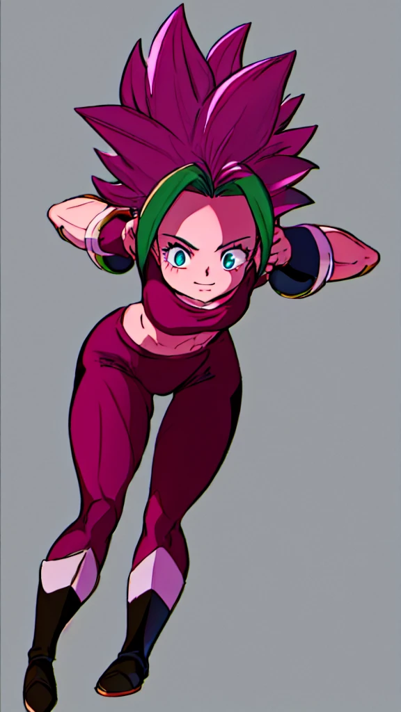 Kefla , 
Solo . Fullbody . Simple background , multiple view , Fitgirl