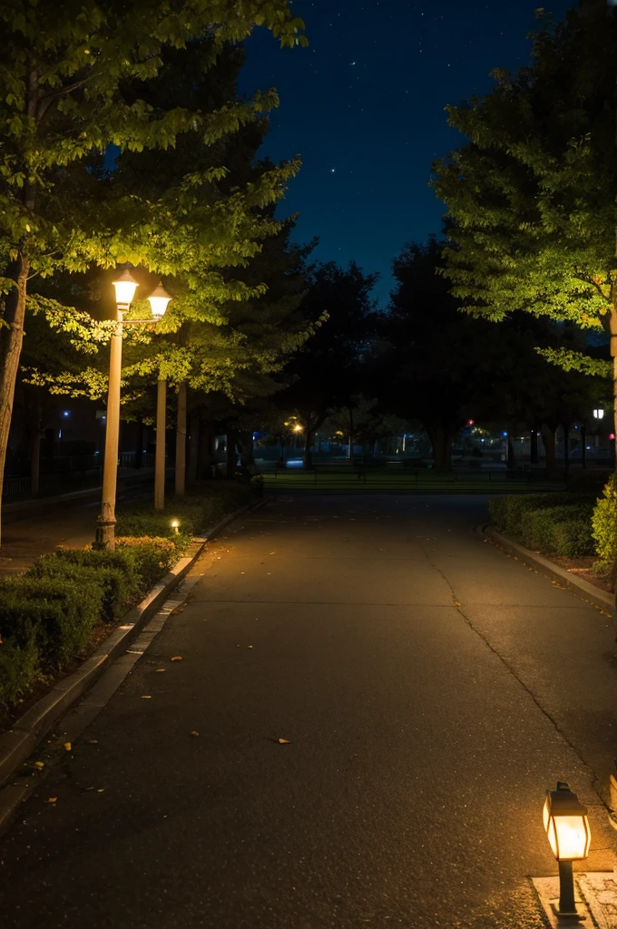 night park, no people