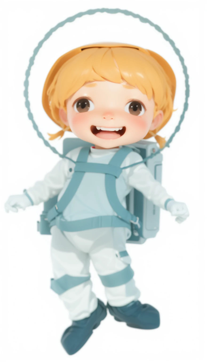 A in a spacesuit