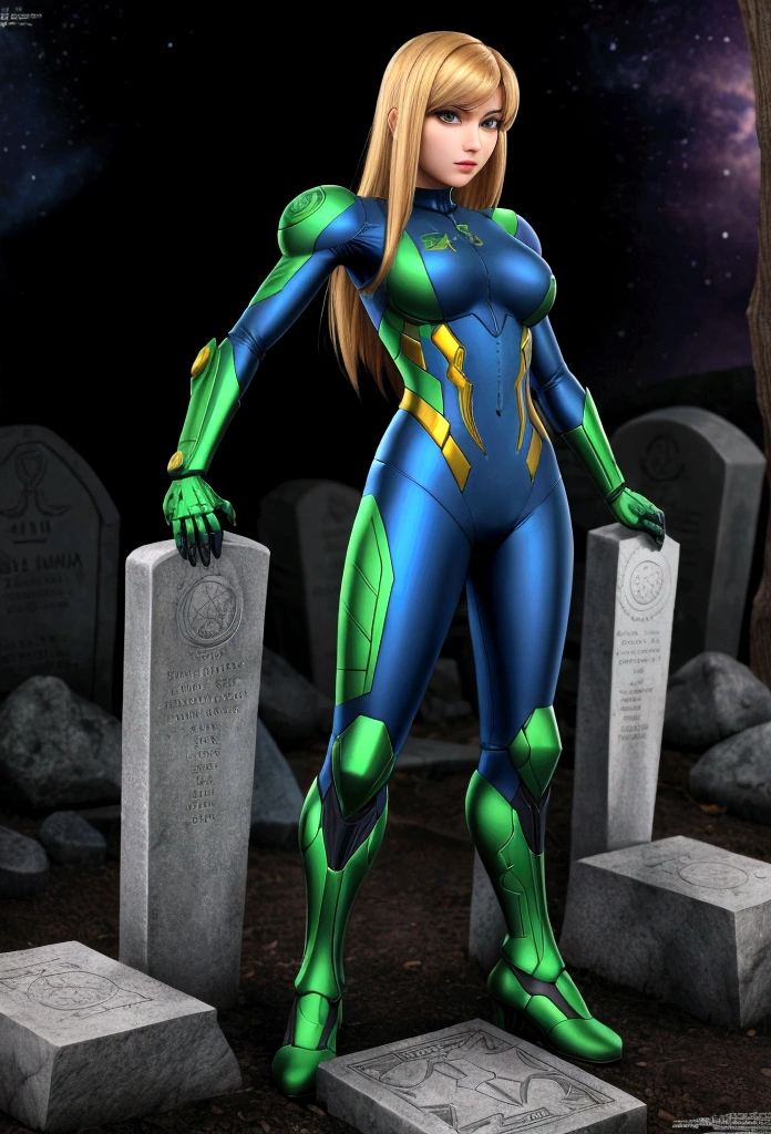 samus amran chaind grave stone angry suit