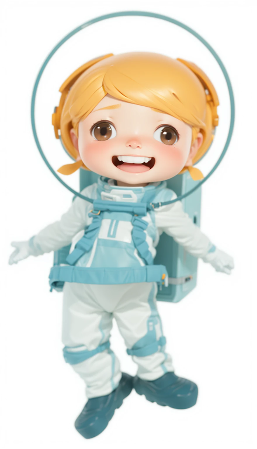 A  in a spacesuit