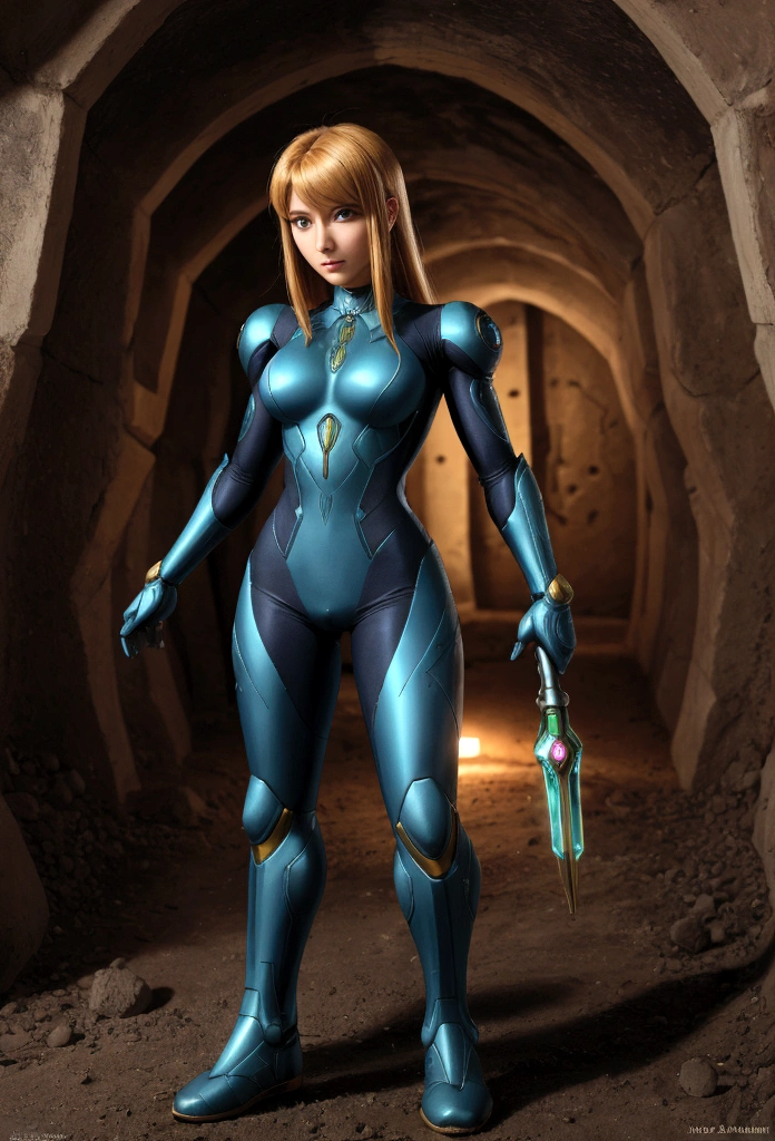 samus amran chaind grave suit