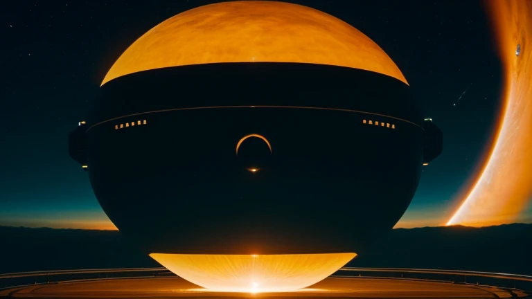 The sun is being stolen in an alien space ship