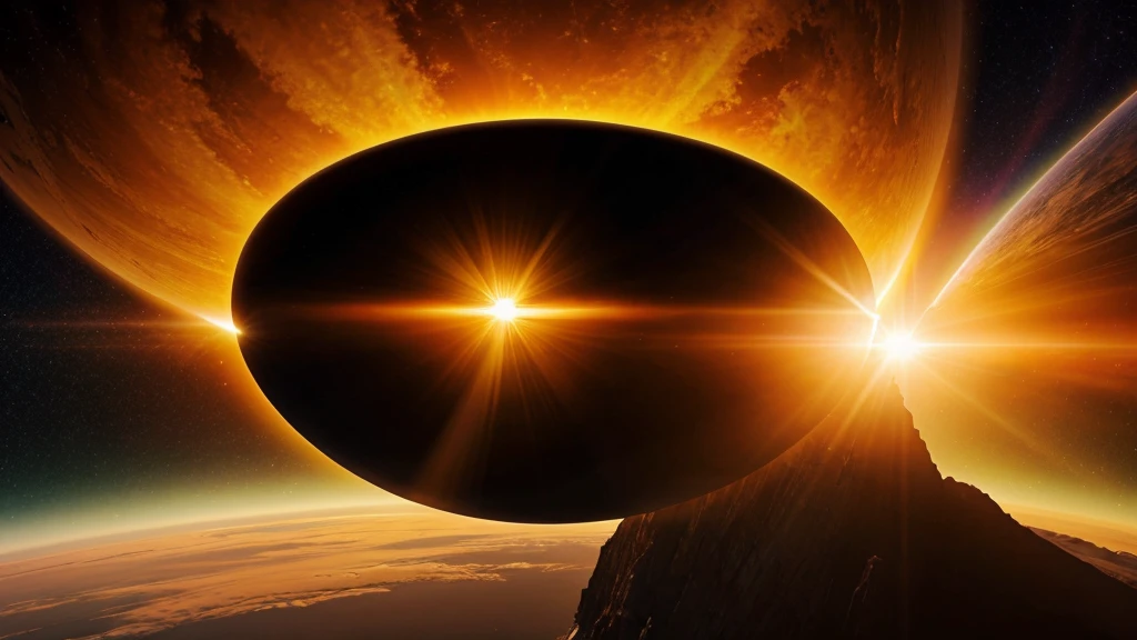 The sun is being stolen in an alien space ship
