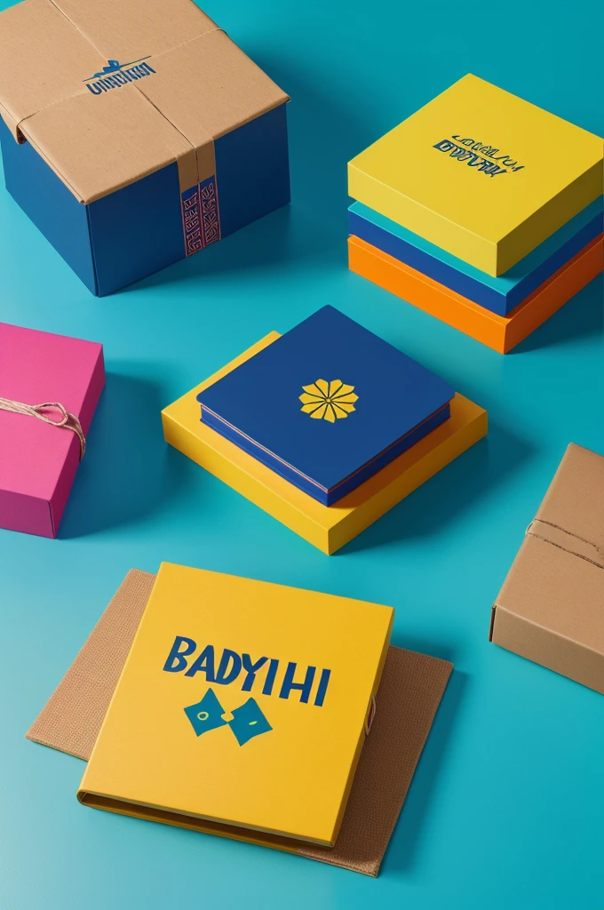 Design a logo for "Unbox Padhai" that combines elements of education and the concept of unboxing or discovery. The logo should feature a book or an open box as the central symbol, representing learning and exploration. Use bright, engaging colors that evoke creativity and positivity, such as shades of blue, green, and yellow. The design should be simple and clean, ensuring it is easily recognizable and versatile for use across various media, including websites, social media, and print materials. The text "Unbox Padhai" should be included in a modern, readable font that complements the visual elements.

