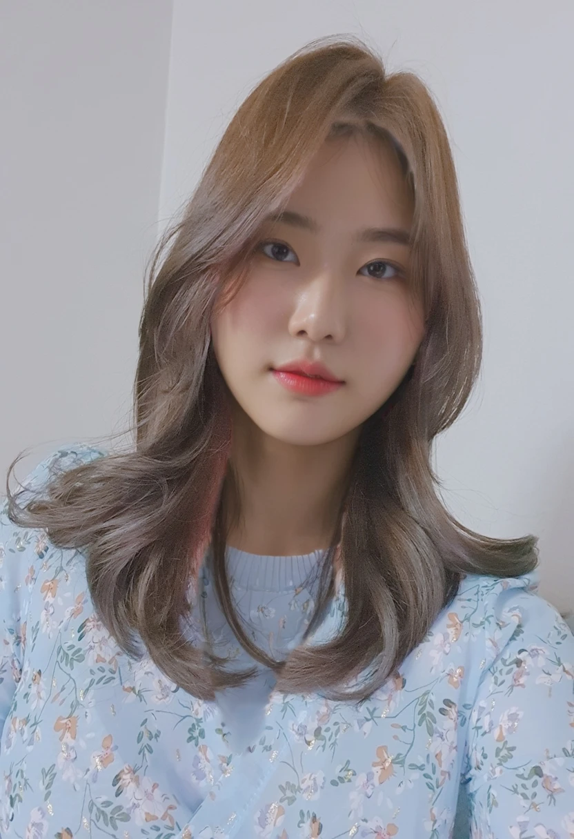 Best Quality, 8k, Masterpiece, (Portrait: 1.3), (photo realistic:1.4), (hyper realistic:1.4), Sharp Focus, looking at viewer, (smoother lighting:1.1), (increase cinematic lighting quality:0.9), realistic lighting, backlighting, light on face, ray trace, (brightening light:1.2), (Increase quality:1.4), sharp detail, (best quality real texture skin:1.4), finely detailed eyes, black_eyes, finely detailed face, 22 year old Korean woman