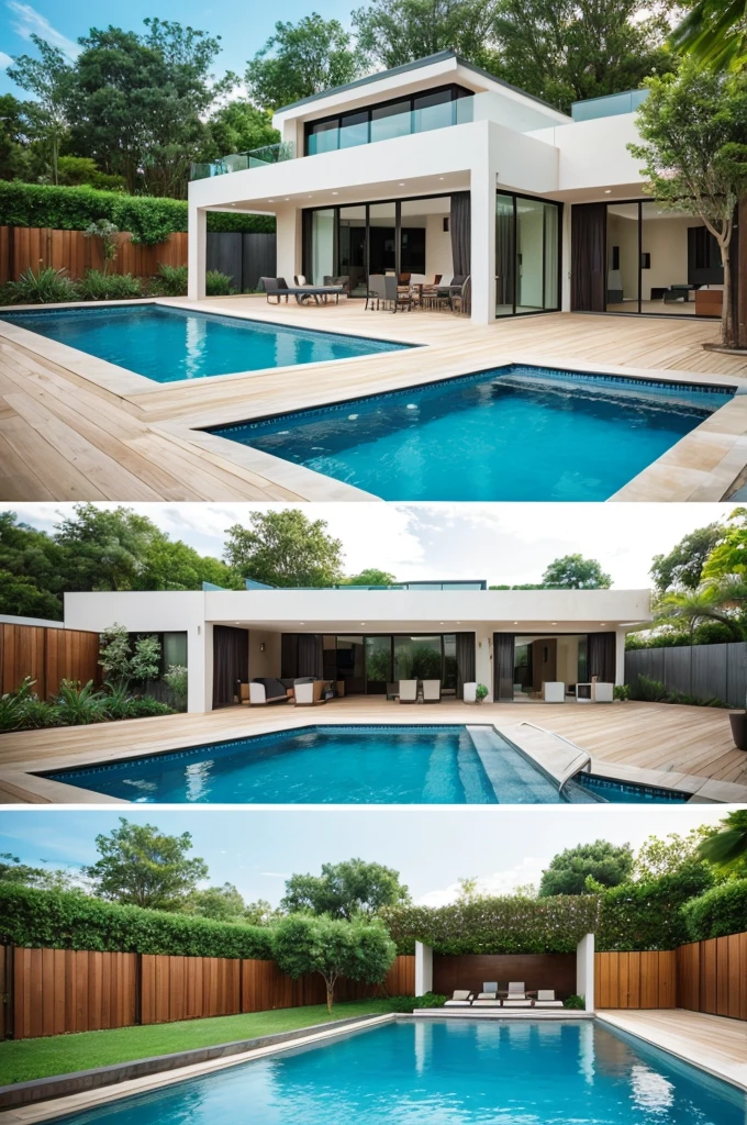 30 by 30 house design with swimming pool 