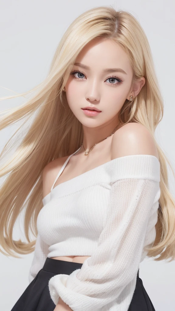 Un primer plano de una persona con una camisa blanca y una chaqueta blanca, parque roseanne de blackpink, chica perfecta de pelo blanco, Lalisa Manobal, kim doyoung, su cabello es blanco, Lalisa Manoban de Blackpink, Jaeyeon Nam, jinyoung shin, sun yunjoo, con pelo largo y blanco, jia, en ropa blanca, TaeJune Kim