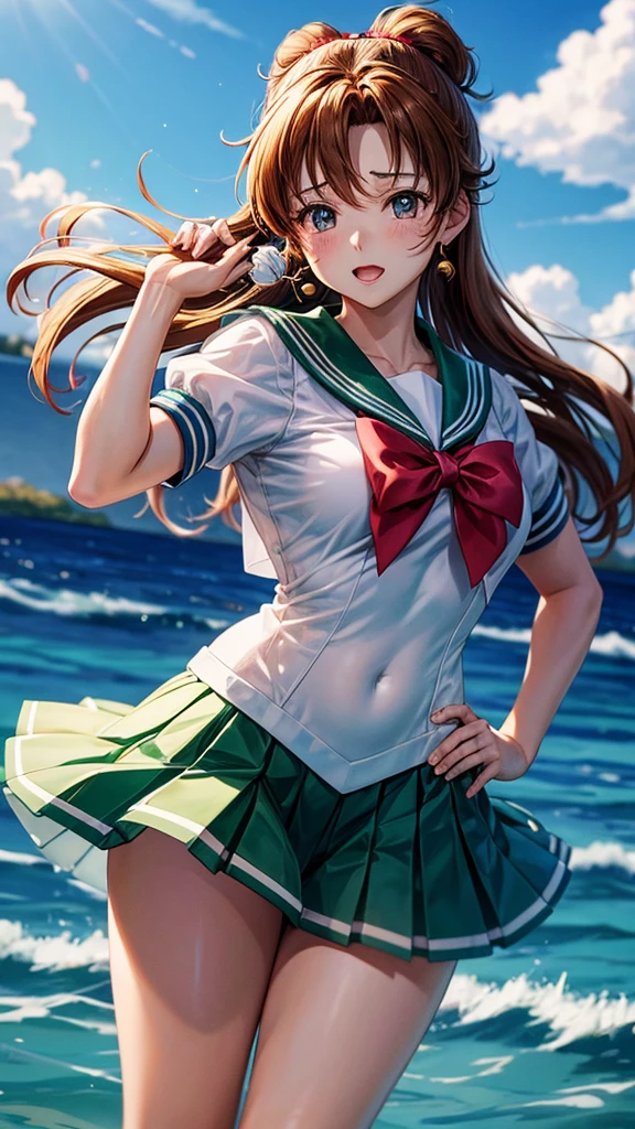 ストッキングを履いた裸のSailor Jupiter、She&#39;s not wearing any clotheasterpiece, Highest quality, High resolution, Absurd, Very detailed, Cute eyes, Wet body:2.0、 Jupiter, Green Eyes, ponytail, tiara, jewelry,Elbow-length gloves, White gloves, Pink Ribbon,  night, Outdoor, moon, smile, city,Nipples、Pussy、Pussyからおしっこ、Pussyから潮吹き、Have sex、Giving a blowjob、Masturbating、Sailor Jupiter、Fairly large breasts、Sailor Jupiter、Lying in bed、Leg spread、front、To pee、She is a high school girl、Have sex、Pussyにペニスを入れる、Pussyの周りに大量の毛を生やす、大量のPussyの毛を生やす、She's a pervert、Thick white love juice、Dripping love juice、White Pantyhose、可愛いPussyを見せてください、I have a lot of hair growing under my arms、Pussyから愛液が垂れている、Pussyから潮吹き、Pussyからおしっこ、Peeing、Sweat、Sweat臭い、臭いPussy、Pushed down on your back、I want to see the clitoris、I want to smell your ass、よくPussyが見えるポーズをしていください、Two Arms、Two Legs
