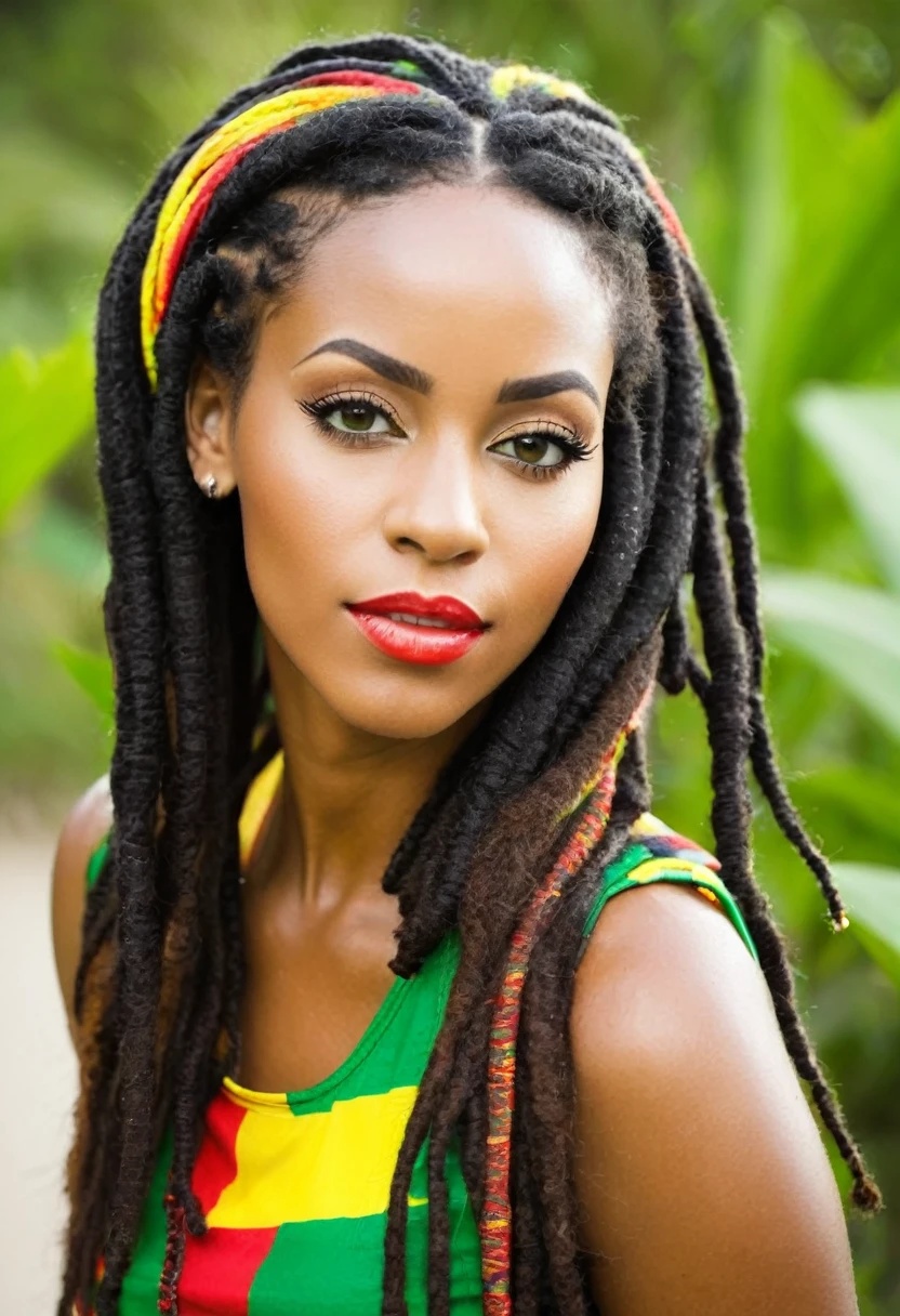 Reggae style girl
