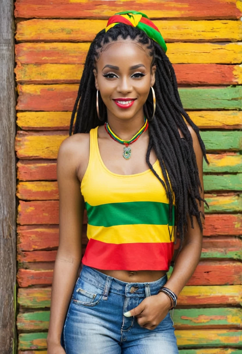 Reggae style girl