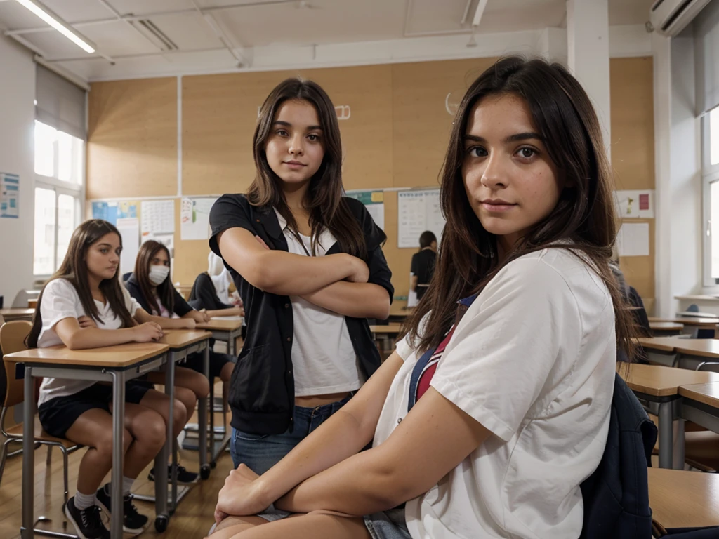 studenti uomini di colore del college che seguono una lezione in classe