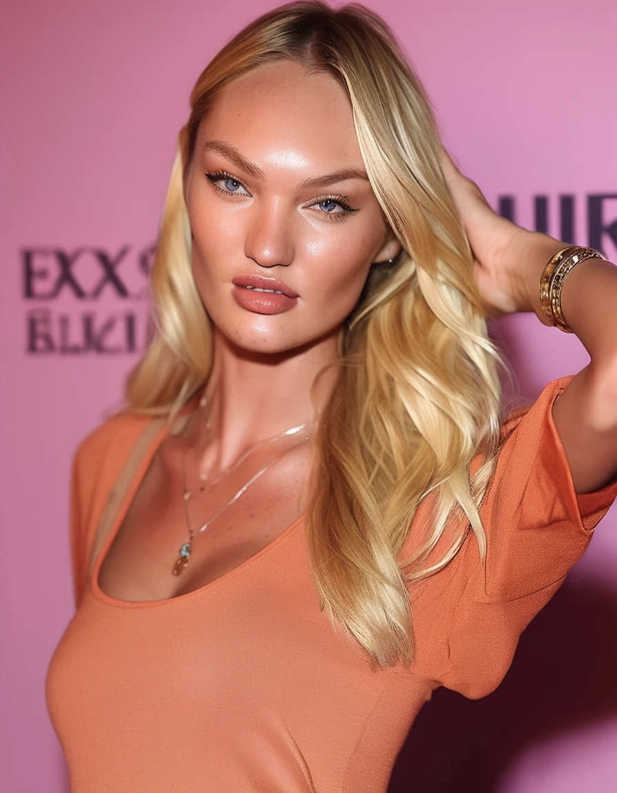 professional bikini photo of candice swanepoel woman, looking at the camera, slight smile, highly detailed, skin texture, 4k,