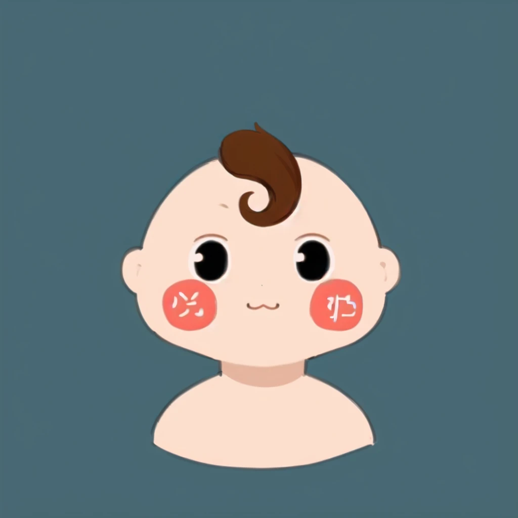 Close-up of a person with brown hair and brown face, Upper body 2d game avatar, upper body avatar, wireless, 苍白的Round Face, 小Round Face, Lovely characters, Website Avatar, Boy with neutral face, Cupid, Huge head, small body, Video Game Avatars, fetus, 柔软的Round Face, Round Face, Portrait of a little person