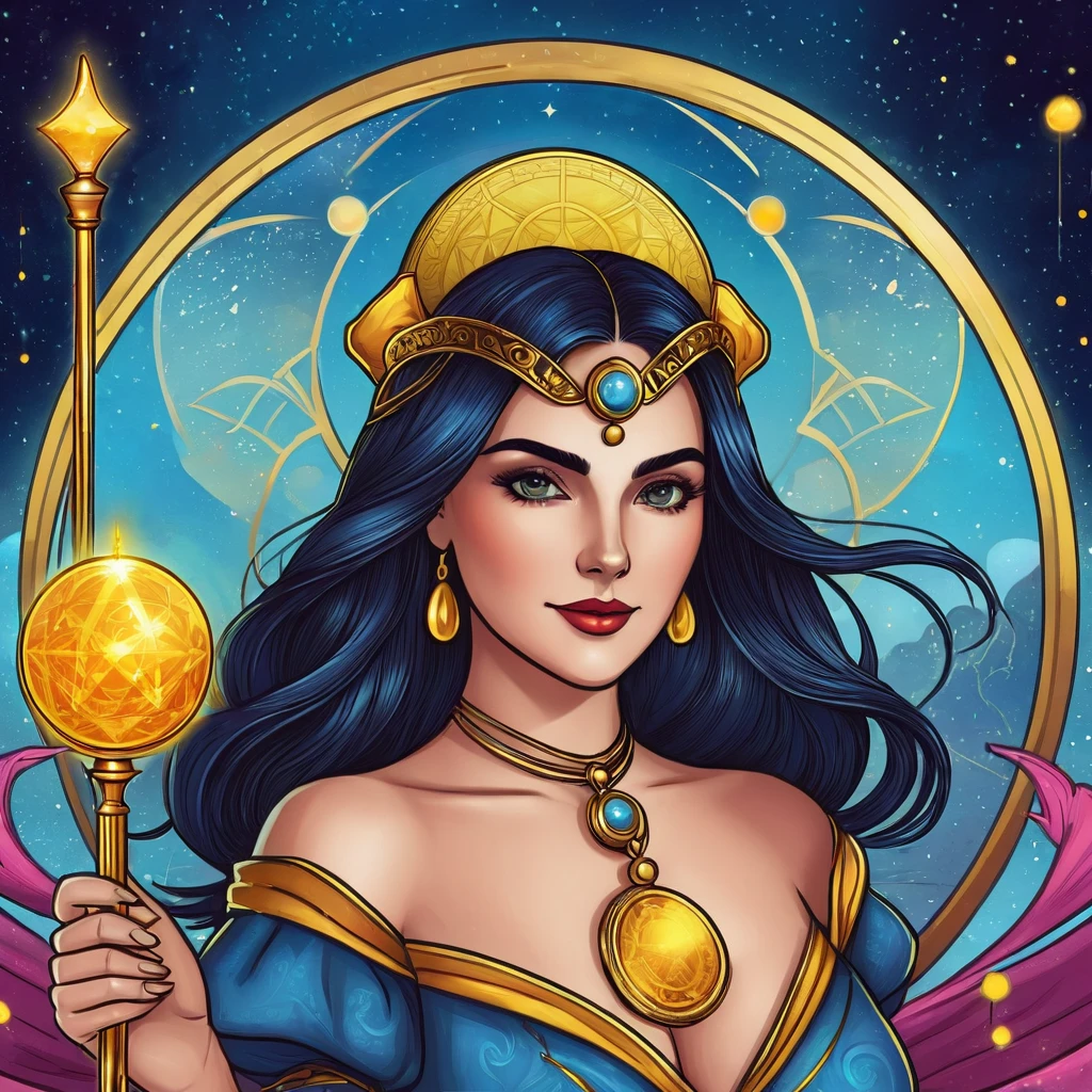 avatar for a telegram chat about tarot cards