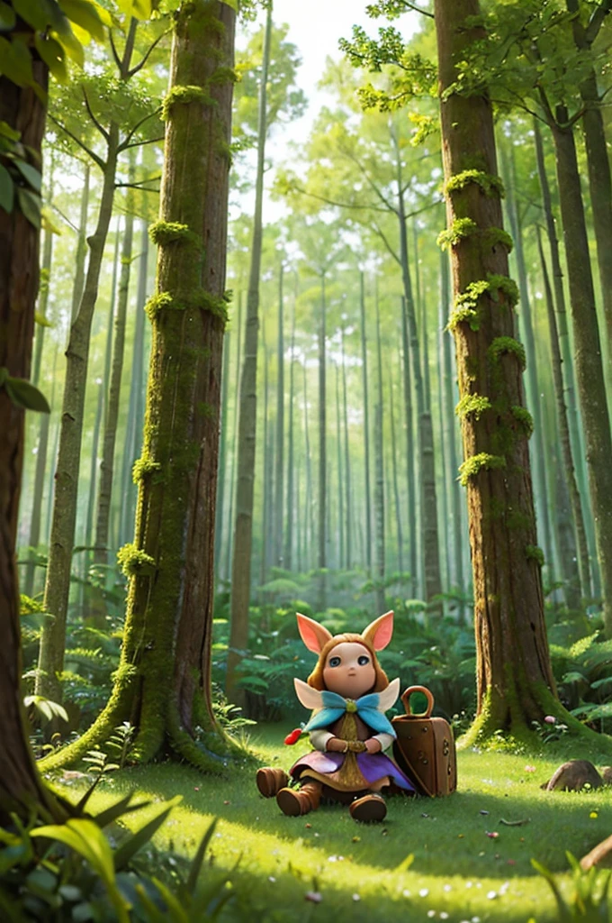 Forest fantasy, bestquality
((only forest magic))