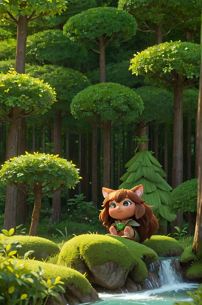 Forest fantasy, bestquality
((only forest magic))
