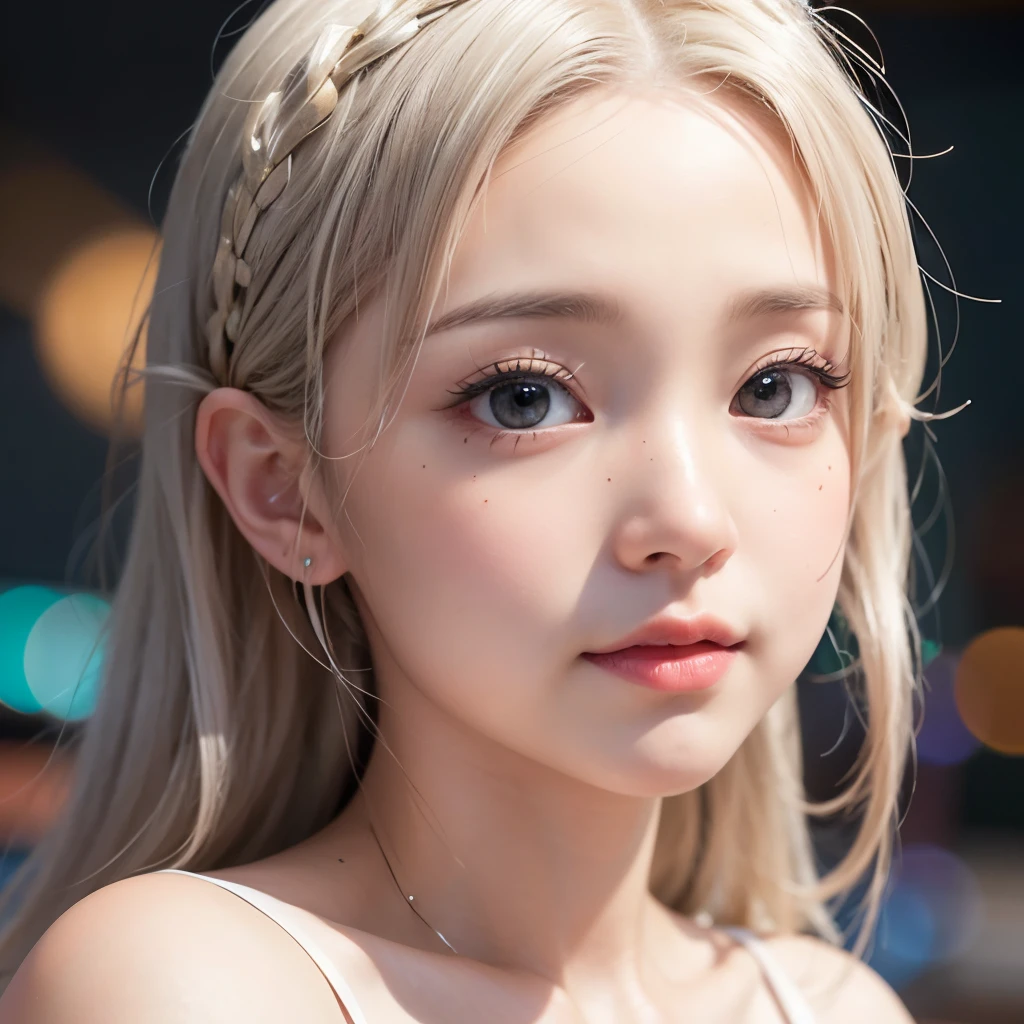 NSFW, 8k, High-level, absurd, masterpiece, best quality, primitive, very detailed CG, very detailed wallpaper, perfect lighting, Extremely detailed (((The personifying " ドラコ マルフォイ " as a Little Girl))), MysticSight, Tyndall effect, Tyndall scattering, Studio gray background with (many Dazzling RainbowColor particles BokeH:1.28), (RoundlyButts, ThighGap), (Exposed:0.4), (Assfocus with looking ahead), BREAK (NOGIZAKA face variations) Extremely Detailed very KAWAII face variations, perfect anatomy, Childish, captivating gaze, elaborate detailed Eyes with (sparkling highlights:1.28), long eyelashes、Glossy RED Lips with beautiful details, Coquettish tongue, Rosy cheeks, Radiant PearlSkin with clear transparency . { (Dynamic LifeLike expressions:1.4) | :d) }, (large eyes:-1) .