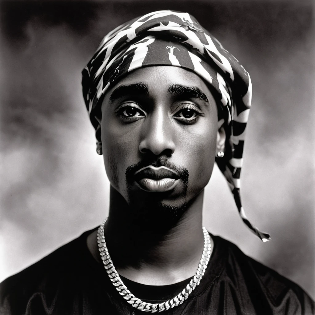 art surrealism Tupac Shakur
