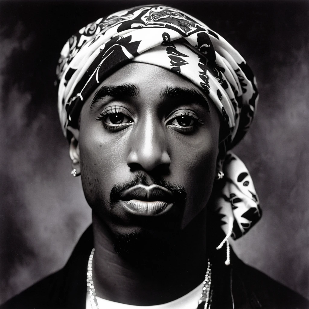 art surrealism Tupac Shakur
