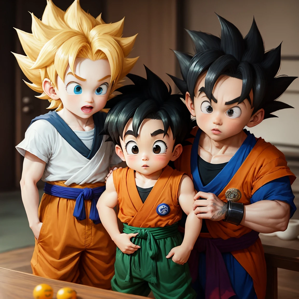 Little Goku,Dragon Ball, Rose