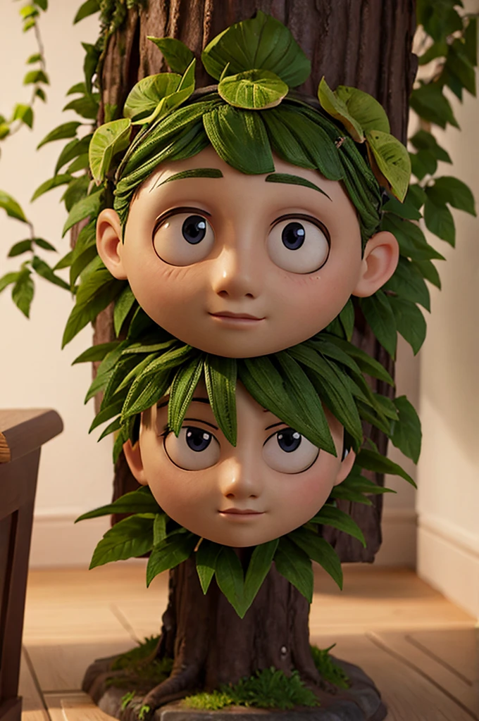 tree with a face that speaks, a tree magic with face
