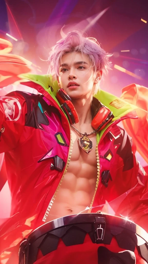 Change background smart city realistic face handsome boy cute boy sky light hd quality ultra quality 4k