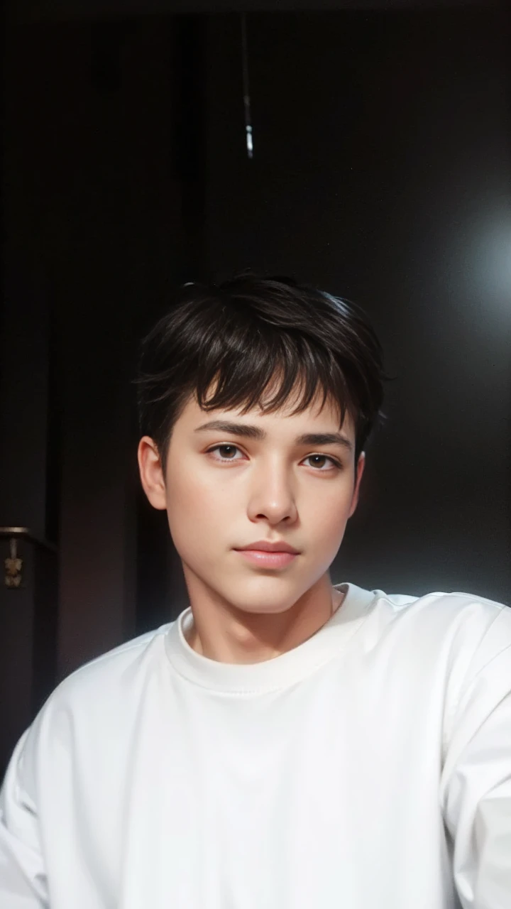 masculine male, masterpiece, ((perfect eyes)) best quality, (semirealism:1.9), beautiful lighting, (extremely detailed CG unity 4k fhd wallpaper), High Detail, Sharp focus, dramatic outdoors, 1 boy ,19 years old, white hair, light purpel eyes, smile.