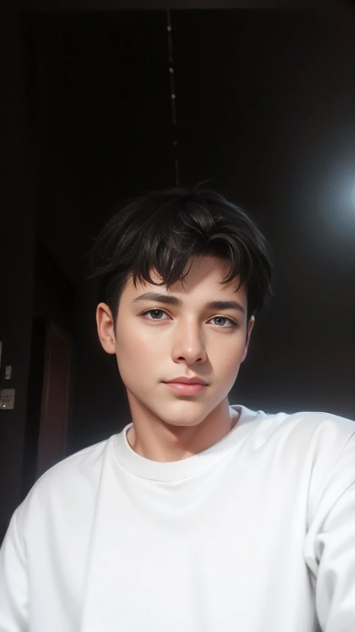 masculine male, masterpiece, ((perfect eyes)) best quality, (semirealism:1.9), beautiful lighting, (extremely detailed CG unity 4k fhd wallpaper), High Detail, Sharp focus, dramatic outdoors, 1 boy ,19 years old, white hair, light purpel eyes, smile.