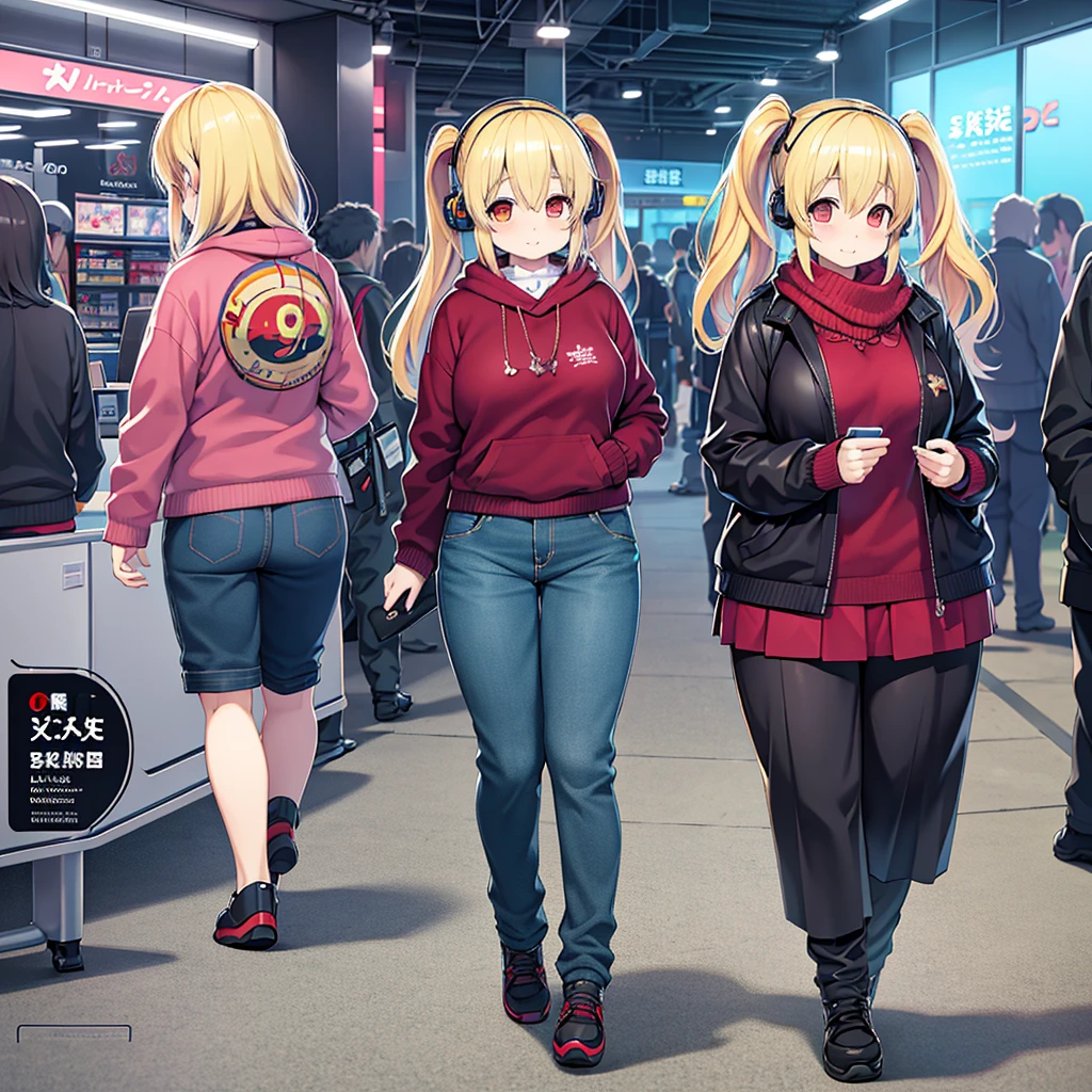 Anime girl with headphones and backpack looking at mobile phone, anime style 4 k, alice x. zhang, digital anime art, nightcore, digital anime illustration, digital art in anime style, anime art wallpaper 4k, anime art wallpaper 4k, anime art style, anime digital art, anime style artwork, Anime style. 8K, Detailed Digital Anime Art