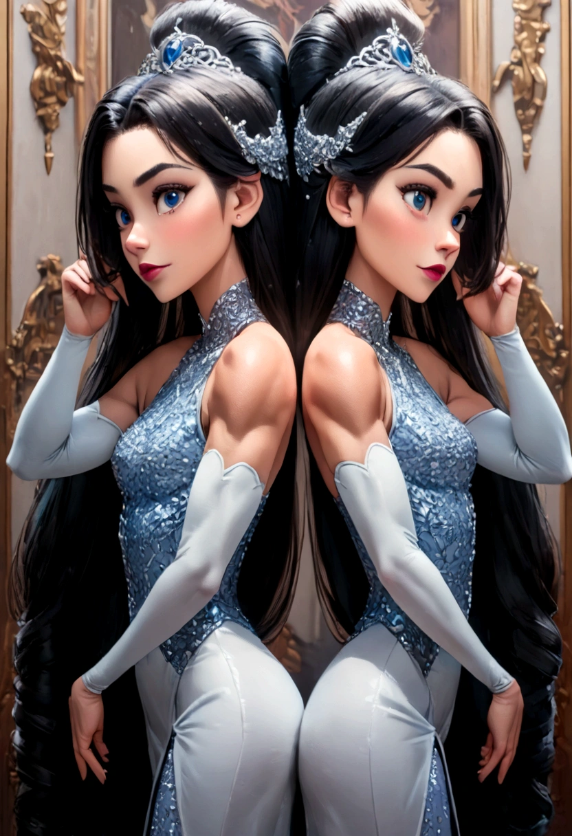 muscle woman ariel dress