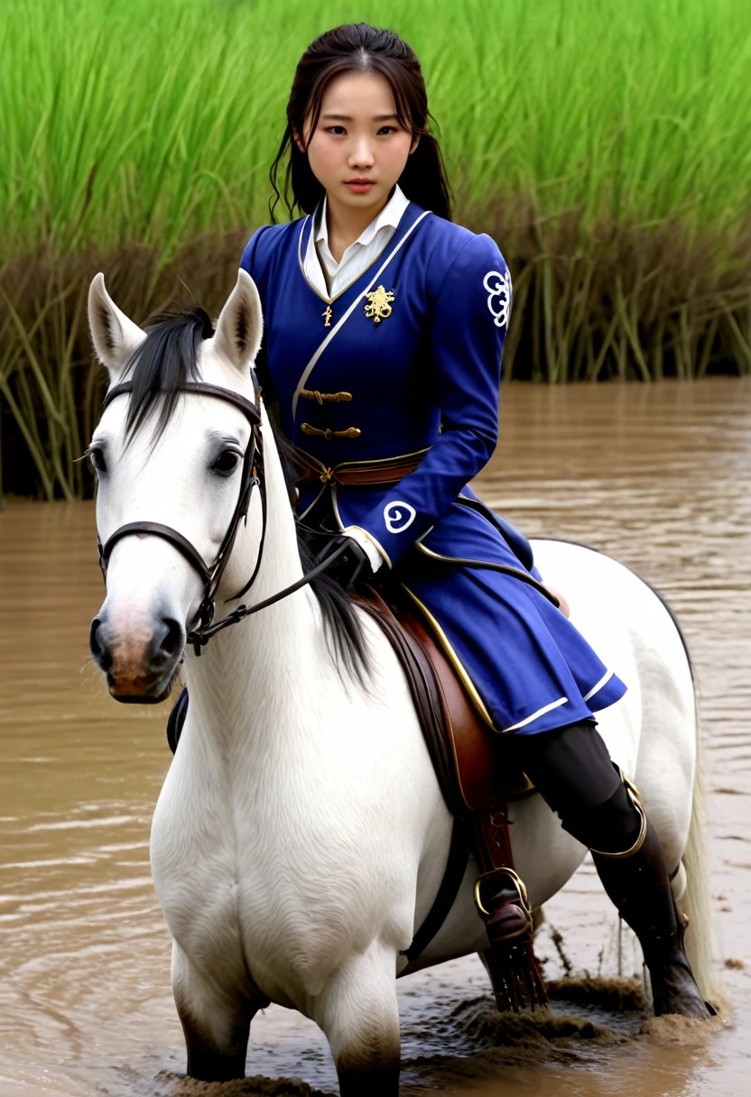 (((masterpiece))),(((Highest quality))),((Tabletop:1.4, Highest quality)), (Realな写真:1.4), 
((1 cute girl knight)),rodeo,
(超High resolution:1.2),, wonderful, Very detailed CG Unity 8k wallpaper, Very detailed, High resolution,fat horse ridden by japanese girl,
Soft Light, Beautiful detailed girl, Droopy eyes,Very detailedな目と顔, Beautiful and exquisite nose, Beautiful and exquisite,  horse ridden by a girl can't struggle in swamp because its drowned in the sticky mud:10.0 ,Displeased face:4.0,Real,Stir,Anatomically correct,action scene of fighting
