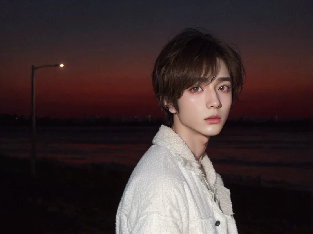 ai realistic style, choi beomgyu, boy, male, beautiful face and eyes, like digital drawing realistic, pretty, cute, asian, nose highlight, juicy lips, glass skin, bj doll, pretty boy, brown eyes, ethereal, same features as photo