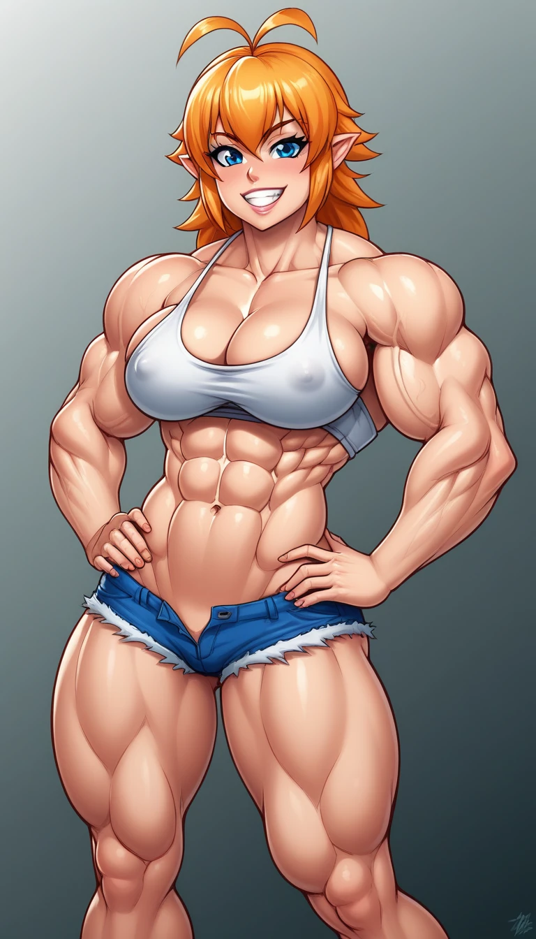 muscle kid girl