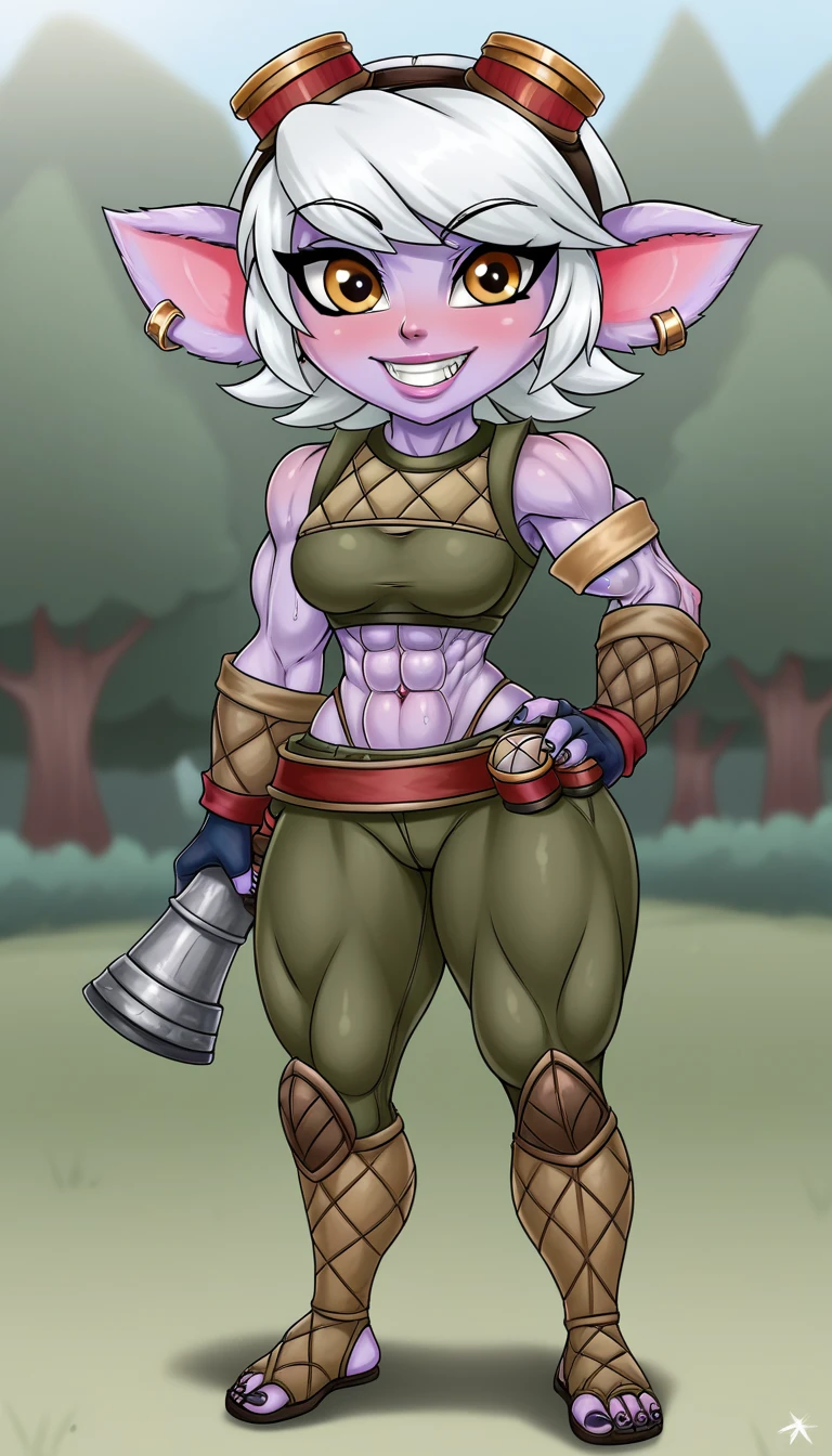 muscle woman tristana
