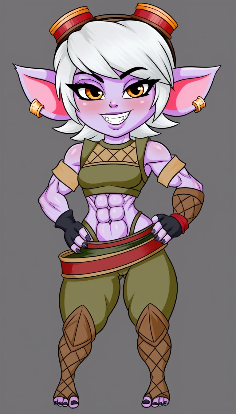 muscle kid girl tristana