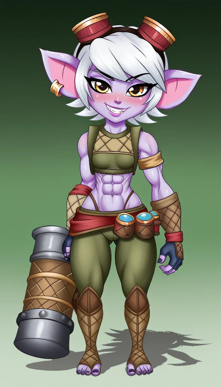 muscle  girl tristana