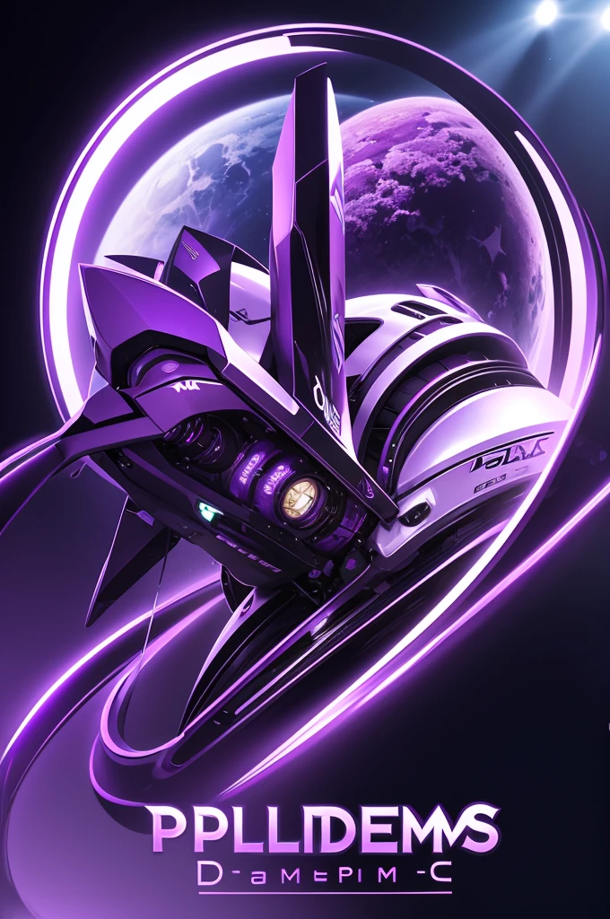 A logo for a group called purple dreams