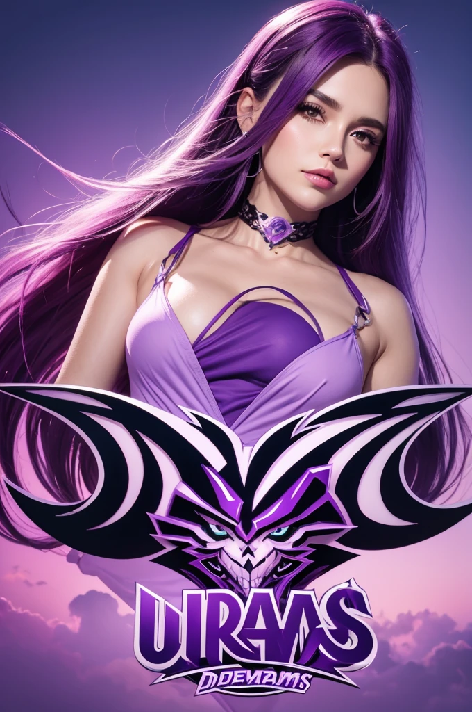Uma logo para purple dreams