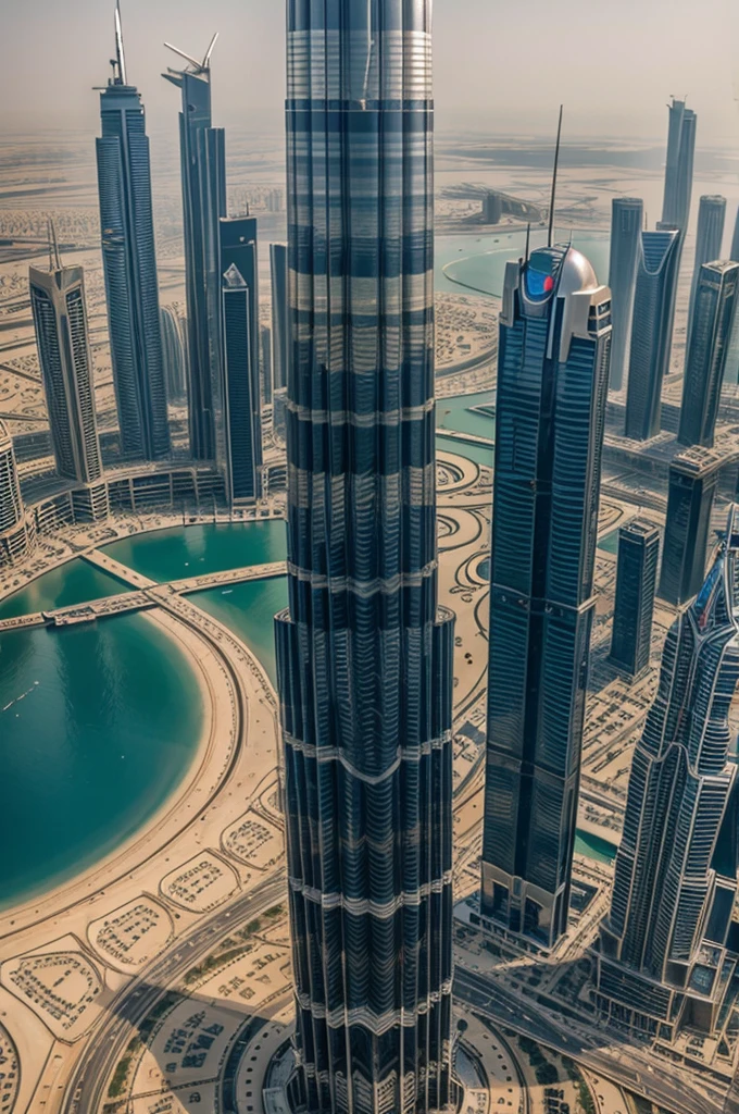 Iron man land burj khalifa