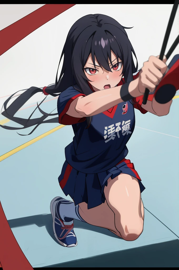 kagami kuro, sport uniform, 8k, masterpiece, absurdres, anime,