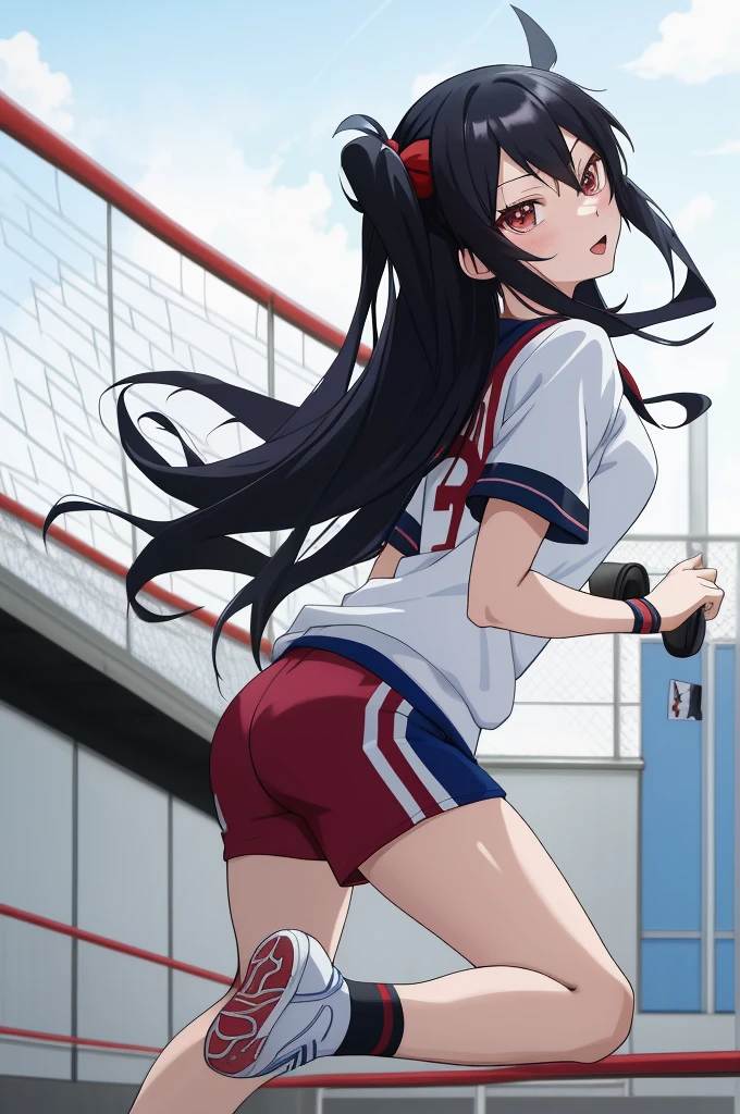 kagami kuro, sport uniform, 8k, masterpiece, absurdres, anime,