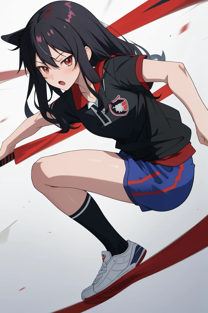 kagami kuro, sport uniform, 8k, masterpiece, absurdres, anime,