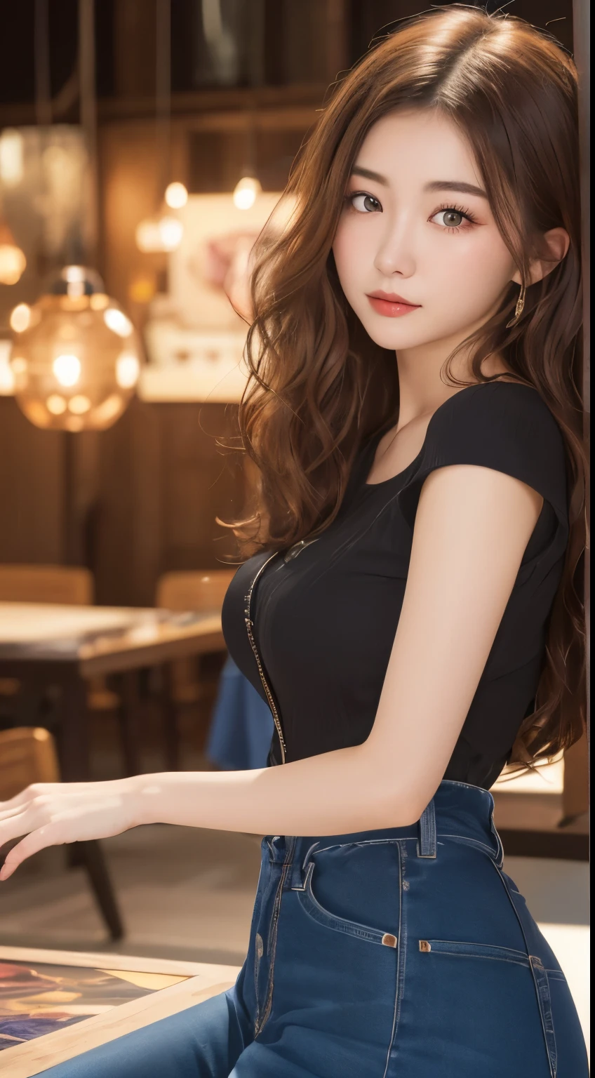(8K, Ultra-high resolution, Highest quality, Tabletop:1.2),(18-year-old:1.2)、(avert your eyes)、8K、Japanese girl's life々Beautiful portrait、Photorealistic、Ultra-high resolution、Highest quality、 (Big Breasts, Cleavage:1.2),(Swimsuit :1.3)、(From below:1.2)、(Panty shot:1.2)、break (Natural skin texture、Detailed skin、Hyperrealism、Ultra Sharpness)、Intricate details、Depth of written boundary、Dim lighting、Korean Idol、Nogizaka idol、Gravure idol pose、actress、Fashion model posing、